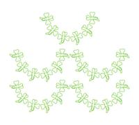 30 Pièces Trombones de Forme Trèfle Vert pour Notes et Documents | Métal et Plastique, Maintien Sûr des Papiers et Photos, Usage École et Espace de Travail, Style Charmant