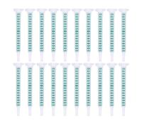 30 pièces Tube Mélangeur de Résine PP Vert pour Buse de Remplissage | Embout à Diamètre Réduit, Raccord Serré pour Boîte Ab, Flux Laminaire Spiralé, Application Propre sur Bois et Carrelage
