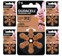 30 Piles Auditives 312 / PR41 Duracell Hearing Aid