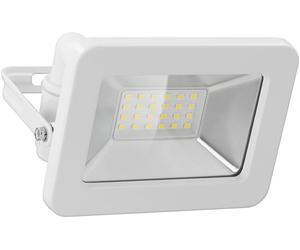 30 projecteurs d'extérieur LED Goobay 53871, 20 W, blanc - avec un flux lumineux de 1 700 lm, une lumière blanc neutre (4 000 K) et un presse-étoupe M16, adaptés à une utilisation en extérieur (IP65)