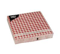 Serviette à motif Carreaux Vichy, rouge