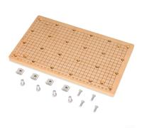 30 x 18 x 1,2 cm Panneau MDF pour machine à défonceuse CNC 3018 - Panneau de protection sacrificiel pour établi avec trous M6 pré-filetés