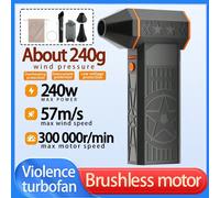 300 000 tr/min Ventilateur turbo haute puissance, bouton de vitesse variable, souffleur à poussière robuste, convient pour ordinateur, voiture, sèche-cheveux, ventilateur à jet réutilisable pour ordin