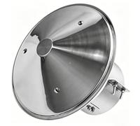 300.0mm Chapeau de Cheminée Hotte de Cheminée Chapeau Conduit Fumée Protection Toiture pour Fumisterie Poele Exterieur Tubage Contre-pluie(140.0mm)