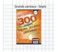 Copies doubles perforées - Calligraphe - 21x29,7 cm - 300 pages - 90g - Blanc