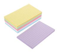 300 Feuilles Fiches de Notes Colorées en Papier pour Bureau | Cartes Indexées, Format Pratique, Outil Multi-usage, Aide Rapide pour Apprendre, Écrire et Organiser