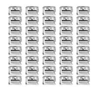 300 Pièces Boucle pour Panneau Mural Intégré en Acier Inoxydable | Clip de Fixation 4,3x3,2cm, Forte Tenue, Installation Facile, pour Panneaux Muraux Intégrés