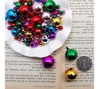 300 pièces de Nombreuses Couleurs en Laiton Cloches Bricolage inachevé cuivre Cloches à la Main Collier Rond pour la Fabrication de Bijoux Bracelets Artisanat décorations