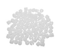 300 Pièces Insert de Meuble à Écrou, Blanc, Plastique | Assemblage de Mobilier, Anti-rotation et Tenue Renforcée, Lot de Lits Superposés et Tiroirs
