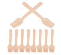 300 Pièces Mini pour Glace et Café, Poignée Carrée | Goût Neutre, Prise Confortable, Lot Beige, Fêtes et Traiteur, Usage Garçon et Filles, Design Minimaliste