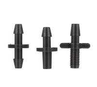 300 Pièces Raccords D'irrigation Goutte à 3/5 Plastique Noir | Kit Micro Irrigation, Fixez et Reliez Vos Tuyaux, Réparation Simple, Usage Jardinage Maison et Agricole
