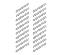 300 Pièces Recharge de Pointe de Stylo Gel 0,5mm en Fer Argentée | Composant Tubulaire, Flux D’encre Stable, Ajustement Précis, pour Réunion et École, Accessoire de Recharge