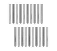 300 Pièces Recharge de Stylo Gel 0,5mm en Fer, Tube | Compatibilité, Remplacement Rapide, Argenté, pour École et Examen, Accessoire de Recharge