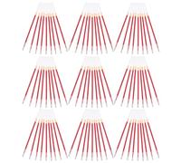 300 Pièces Recharge de Stylo Gel Rouge 0,5mm à Pointe Fine | Compatibilité, Écriture Fluide et Régulière, Plastique et Encre Liquide, Travail et Bureau
