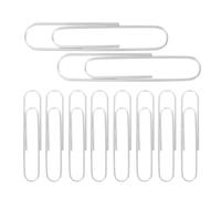 300 Pièces Trombones en Métal Argenté 50mm pour Documents | Boîte Plastique Réutilisable Incluse, Maintien Sûr et Rangement Pratique, Usage Polyvalent pour Loisirs Créatifs