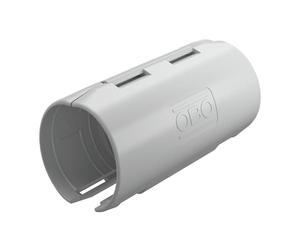 3000 MMS M32 LGR Manchon de Connexion Quick-Pipe M32, PP, Gris Clair, RAL 7035 (10 C62)