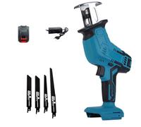 3000 tr/min/Min sans fil électrique scie alternative Portable métal bois découpeuse outil vitesse Variable(1 Battery Set)
