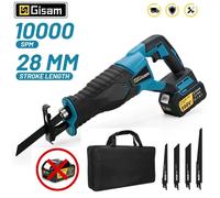 3000W 10000SPM scie alternative électrique tronçonneuse sabre outil sans fil Portable pour makita broche de