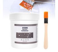 300g Agent d'Étanchéité Invisible et Imperméable, Mastic Isolant Anti-fuite de Réparation Super Résistant, Agent de Revêtement Transparent avec Pinceau pour Toit de Maison Salle de Bain