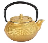 300ML Théière en Fonte Japonaise, Teapot en Fer Traditionnel avec Résistant à la Chaleur Infuseur et Bec et Poignée Bouilloire à Thé pour Cadeau Matcha de Cérémonie Sûrs Sur la Cuisinière