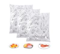 300PCS Film Alimentaire Reutilisable,Alimentaire Reutilisable,Film Etirable Elastique en Plastique Jetable,Sacs de Conservation