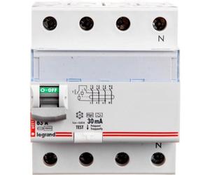 304 4P 63A 0,03A Type F (HPI) Disjoncteur différentiel SÉRIE DX3 411696