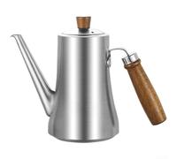 304 Acier Inoxydable Bouteille d'huile Cuisine Tamis Insert (1000 ml) | Acier inoxydable 304, poignée ergonomique en bois, bec verseur anti-goutte, capacité de 500 ml, aspect