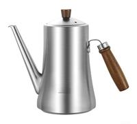 304 Acier Inoxydable Bouteille d'huile Cuisine Tamis Insert (1300 ml) | Acier inoxydable 304, poignée ergonomique en bois, bec verseur anti-goutte, capacité de 500 ml, aspect