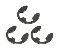 304 acier inoxydable noir 65Mn M1.2 .5 M2 M3 M4 M5 M6-M15 GB896 arbre bague de retenue externe E Clip Snap Circlip rondelle