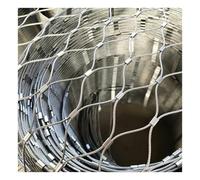 304 Filet De Corde En Acier Inoxydable, Filet de Sécurité pour Balcon | Treillis Métallique Multifonctionnel, Pour Cloture Exterieur Jardin, Balcon, Voliere, Poule, Mouton, 5cm/1.5mm 0.6×8m