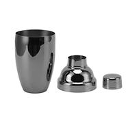 304 Stainless Steel Cocktail Shaker | 18 oz Bartender Kit | Home (Black Plated)