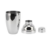 304 Stainless Steel Cocktail Shaker | 18 oz Bartender Kit | Home (Silver)