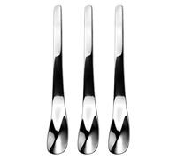 304 Stainless Steel Ice Cream Spoon, Durable Dessert Scraper | Premium 304 stainless steel scraper, efficient multi-purpose design for daily kitchen use Argenté 3pcs