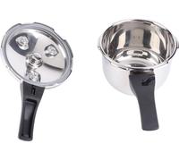 304 Stainless Steel Pressure Cooker Soup Pot Fast Cooking Energy Efficient Multifunctional Kitchen Cookware 2L 16cm