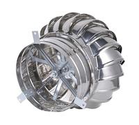 304 Stainless Steel Round Air Ventilator Cap for All Weather | Attic Roof Wind Turbines(400MM/15.7IN)