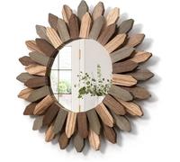 30cm Bohême Miroirs Muraux Décoratifs pour Décorer la Maison, la Chambre et Le Salon, Cadeaux pour Décoration Murale, Miroir Mural