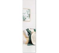 30cm x 30cm x 1.5mm Miroir Autocollant Ultra-Mince en Verre, Lot de 4 Miroirs Murals Adhesifs, Miroir avec Haute Définition et Ant