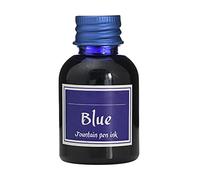 30ML Encre de Calligraphie, Encre Stylo Plume sans Carbone, Encre D'écriture pour Le Stylo Plume, Stylos en Verre, Peinture Fournitures D'écriture Encres Bouteilles Bleu Foncé