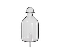 30ml Réservoir de Nébulisation en Verre pour Diffuseur sans Eau Transparent | Verre borosilicate soufflé main transparent sans plastique BPA, compatible série Lab, résistant corrosion, entretien facile