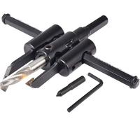 30mm à 120mm Cercle Réglable Cutter Scie Kit, Travail Du Bois Trou Trous DIY Outils (30-120mm)