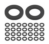 30pcs Joint Plat O-Ring 1/2" Caoutchouc Robinets Douche | Bague d'étanchéité universelle, étanche, Durable, facile à installer