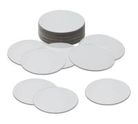 30pcs Small Plastic Mirror Mirror Round Acrylic Mini Mirror Tile Mini Mirror Sticker Tray Mirror Craft Decoration Diy Project Supplies (10 X 10 Cm)