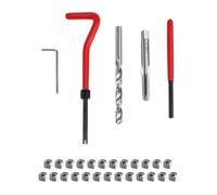 30PCS Thread Repair Kit M6x1 for Restoring Damaged Thread Spanner Wrench Twist Drill Bit Hand Tool Thread Repair Tools