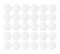 30x Cache vis adhésif autocollant diamètre 20mm bouchon trou meuble table chaise maison, blanc