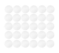 30x Cache vis adhésif autocollant diamètre 20mm bouchon trou meuble table chaise maison, blanc PE