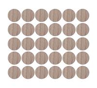 30x Cache vis adhésif autocollant diamètre 20mm bouchon trou meuble table chaise maison, bois orme clair