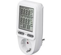 30x Goobay 64590 Compteur d'énergie numérique Pro, blanc-gris - pour mesurer la consommation d'électricité des appareils ménagers électriques