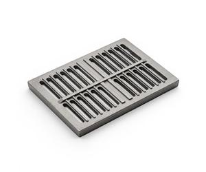 31,8 x 24,8 x 1 cm - Grille de Cendres en Fonte pour Cheminée et Poêle | Épaisseur Centrale Renforcée | Résistante aux Hautes Températures | Pour Foyer, Insert et Poêle à Bois | Grille Robuste