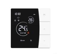 31 A pour thermostat intelligent WiFi Tuya, affichage LED, écran tactile, thermostat d'ambiance numérique, avec commande vocale, pour chauffage au sol électrique, chaudière à gaz (blanc 16A-WIFI)