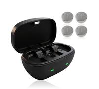 312 Batteries rechargeables pour appareils auditifs et boîte de charge, chargeur de batterie 312 pour appareils auditifs avec 4 paquets de piles pour appareils auditifs pour une utilisation